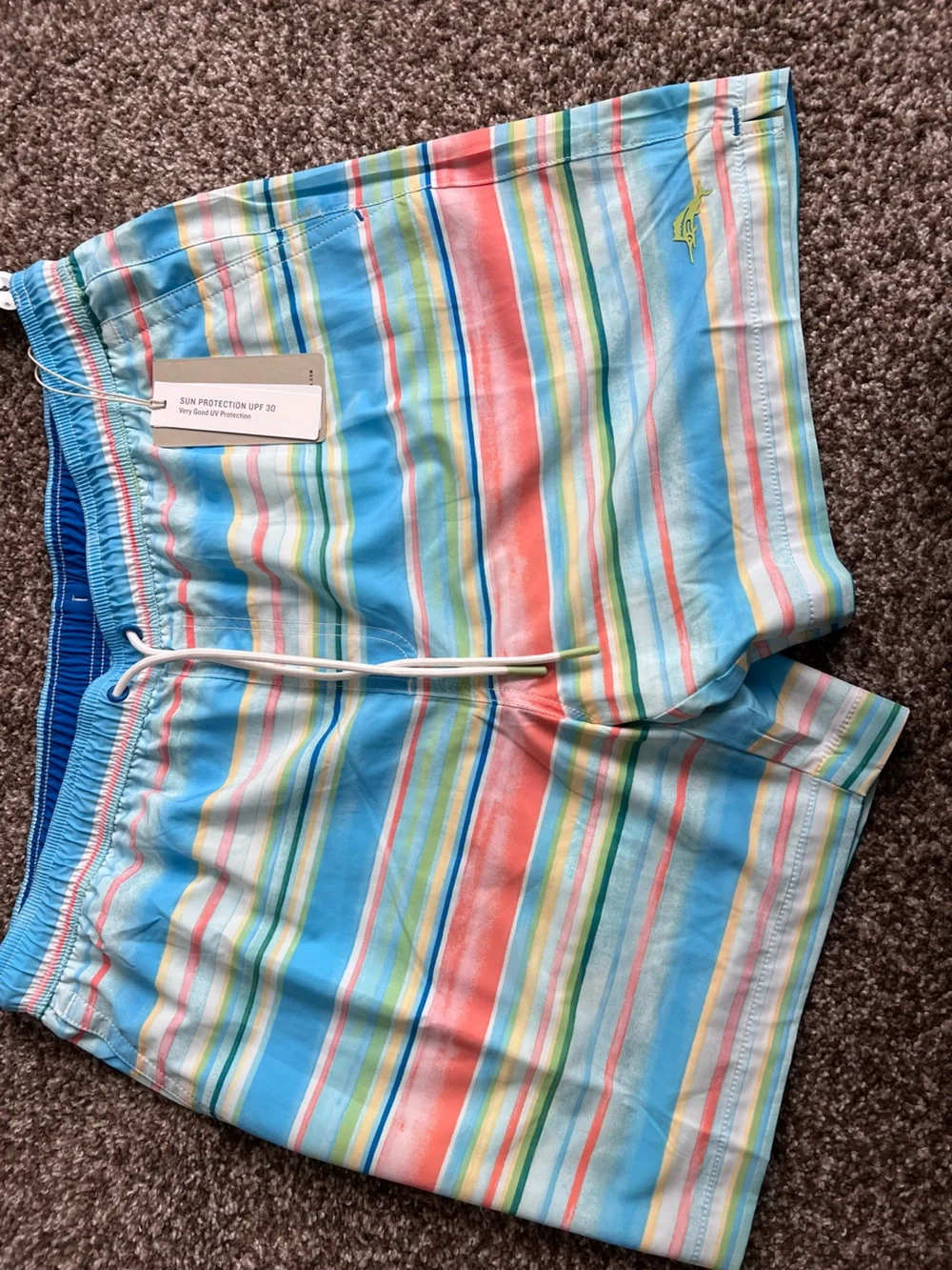 Tommy Bahama Men’s Swim Trunks in Light Aqua